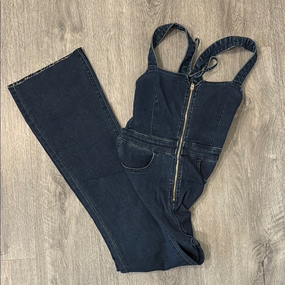 Free people Women's Denim Jumpsuit